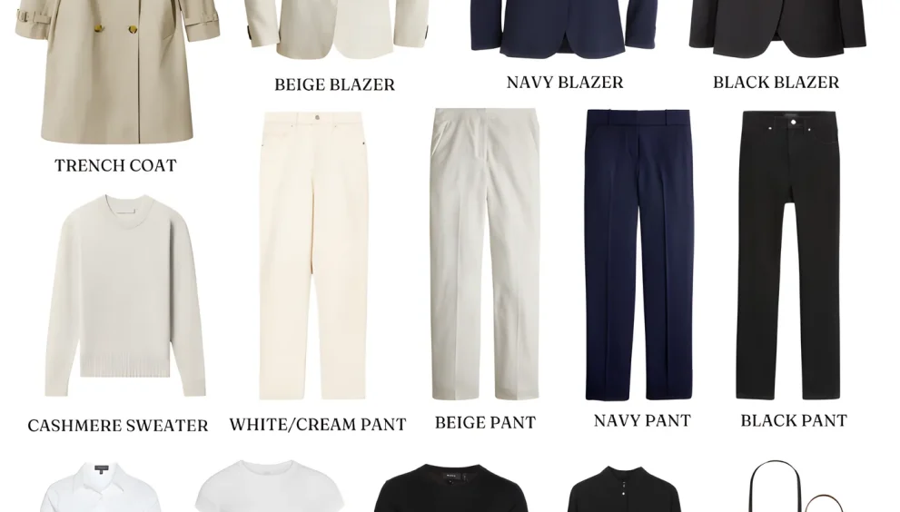 Business Casual Workwear Capsule and Outfit Ideas