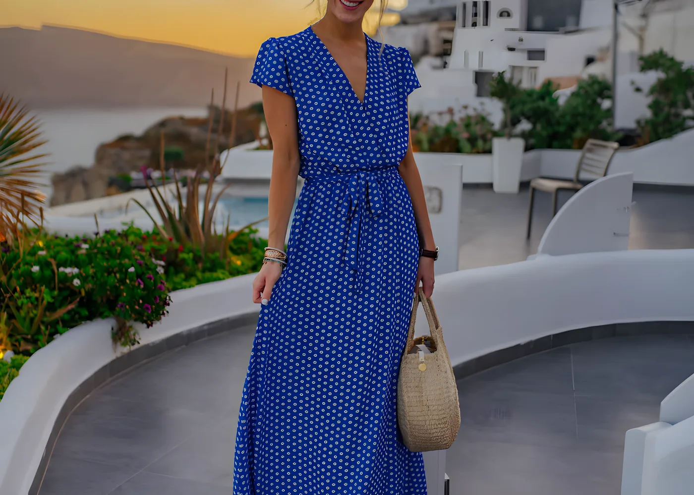 Summer Vacation Outfit Ideas and Greece Travel Looks